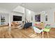 Bright and airy living space with modern furnishings and an open floor plan at 813 N Mangum St, Durham, NC 27701