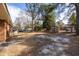 Spacious backyard with lawn area, outbuildings, and mature trees at 817 S Brake St, Nashville, NC 27856