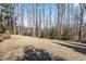 A yard and wooded view at 86 Pappy Ln, Garner, NC 27529