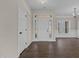 Welcoming foyer with wood floors and natural light at 9315 Turkey Way, Middlesex, NC 27557