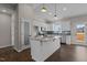 Beautiful kitchen with white cabinets, granite counters, and stainless appliances at 9315 Turkey Way, Middlesex, NC 27557