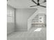 Bright bedroom features built-in shelves and a ceiling fan at 100 Sire Ct, Holly Springs, NC 27540