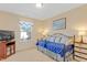 Spare bedroom boasts a daybed, a side table, and a storage chest at 146 Skyros Loop, Cary, NC 27519