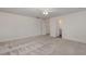 Bright bedroom with neutral carpet and a ceiling fan is spacious and airy at 171 Piney Field Rd, Fuquay Varina, NC 27526