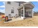 Exterior view of a screened-in patio with furniture and a siding exterior at 171 Piney Field Rd, Fuquay Varina, NC 27526