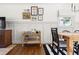 Stylish dining room with modern decor, hardwood floors, and ample space for gatherings at 204 E Murray Ave, Durham, NC 27704