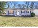 Charming single-story home with a freshly painted exterior, blue shutters, and a well-maintained front lawn at 204 E Murray Ave, Durham, NC 27704