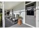 Spacious front porch featuring rocking chairs and a decorative planter, creating a welcoming entrance at 206 S Salem St, Apex, NC 27502