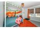 Eclectic bedroom design featuring canopy bed, vibrant colors and playful accents at 318 Highland Forest Dr, Fuquay Varina, NC 27526
