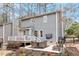 Beautiful backyard featuring a patio area with a dining table, perfect for outdoor gatherings at 3212 Oxford Dr, Durham, NC 27707