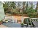 The home's backyard and deck with access to the home at 3304 Glen Currin Dr, Raleigh, NC 27612