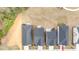 Drone shot showcases homes in the community at 44 Fairwinds Drive Dr, Lillington, NC 27546