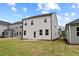 Wide view shows the home's backyard, highlighting the lot size and neighborhood at 44 Fairwinds Drive Dr, Lillington, NC 27546
