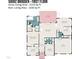 Detailed first-floor layout showcases spacious kitchen, primary bedroom, Gathering room, and outdoor patio at 50002 Brogden, Chapel Hill, NC 27517