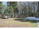 Expansive backyard with mature trees and room for outdoor activities at 515 S Woodland Rd, Henderson, NC 27536