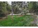 View of a grassy lawn and mature trees and foliage at 515 S Woodland Rd, Henderson, NC 27536