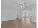 Open-concept living area showcasing modern flooring and neutral paint colors at 5900 Damon Ct, Raleigh, NC 27610