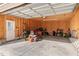 Spacious garage with high ceilings and ample storage space at 6236 Annabella Rd, Rocky Mount, NC 27803