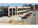 Modern shops with parking and sidewalks offering a vibrant commercial destination with nearby amenities at 624 Metro Station, Apex, NC 27502