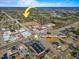 Aerial view of 700 Ross Rd in Lillington NC, located 9 miles from downtown with businesses visible along the street at 700 Ross Rd, Lillington, NC 27546