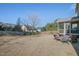 Large fenced-in backyard with screened porch and seating area for Gathering gatherings and outdoor living at 708 Barley Green St, Wake Forest, NC 27587