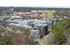 An aerial view of modern apartment buildings, showcasing the community's urban setting at 920 W Johnson St, Raleigh, NC 27605