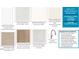 Image showcases various interior design selections, including countertops, cabinets, paint colors, and hardware finishes at 1016 Channel Drop Lp, Zebulon, NC 27597