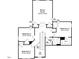 Second-floor plan featuring bedrooms, bathrooms, and a bonus room at 1016 Channel Drop Lp, Zebulon, NC 27597
