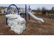Fun playground with climbing features and slides, perfect for to explore and play at 1016 Channel Drop Lp, Zebulon, NC 27597