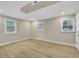 Spacious bedroom with hardwood floors, natural light, and neutral paint at 1041 Limerick Ln, Durham, NC 27713