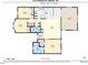Detailed floor plan showcasing the layout of the home, including bedrooms, bathrooms, and living areas at 115 N Oakland Dr, Mebane, NC 27302