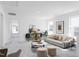 Bright living room featuring neutral tones, modern furniture, and large windows for ample natural light at 174 Blue Butterfly Dr, Angier, NC 27501