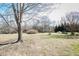 Expansive backyard with mature trees, offering ample space for outdoor activities and relaxation at 204 N Sixth St, Mebane, NC 27302