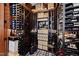 Stunning wine cellar featuring custom shelving, temperature control, and ample storage for wine enthusiasts at 207 Linden Ave, Raleigh, NC 27601
