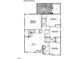 Second floor plan includes the primary bedroom, loft, laundry, and three additional bedrooms at 2100 Skipping Stone Dr # 160, Durham, NC 27705