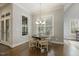 Bright dining room with views to the exterior at 242 Sweet Pine Cir, Pittsboro, NC 27312