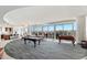 A spacious clubhouse features a pool table, kitchen, and outdoor seating areas at 301 Fayetteville St # 3205, Raleigh, NC 27601