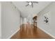 Spacious living room featuring hardwood floors offers flexible layout options at 301 Fayetteville St # 3205, Raleigh, NC 27601