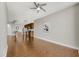 Large living room space with hardwood floors offers ample natural light at 301 Fayetteville St # 3205, Raleigh, NC 27601