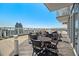 Relax on the rooftop patio featuring comfortable seating and stunning city views at 301 Fayetteville St # 3205, Raleigh, NC 27601