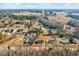 An aerial view of the property with nearby I-95 entrance at 0.6 miles away at 307 S Main St, Four Oaks, NC 27524