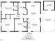 Detailed floor plan showcasing the layout of the home including bedrooms, bathrooms, living areas, and outdoor spaces at 307 S Main St, Four Oaks, NC 27524