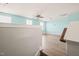 Spacious bonus room featuring modern ceiling fan and neutral color palette at 4508 Brintons Cottage St, Raleigh, NC 27616