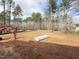 The large backyard is a canvas for outdoor creation at 7429 Wexford Woods Ln, Wake Forest, NC 27587