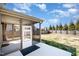 The screened-in porch overlooks a spacious backyard and is perfect for outdoor entertaining at 1008 Scotch Pine Way, Mebane, NC 27302