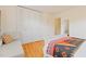Serene bedroom features a large closet and a cozy sitting area at 105 Fidelity St # B24, Carrboro, NC 27510