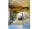 Relaxing screened porch with tile floor, offering a private outdoor space, and a view of the backyard at 111 Kalmia Dr, Durham, NC 27703