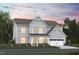 Charming two-story home with a craftsman design, well-manicured lawn, and a two-car garage at 1124 Opal Ln # 88, Durham, NC 27705