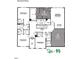 Upstairs floor plan featuring a primary bedroom, three bedrooms, a loft, and laundry room at 1124 Opal Ln # 88, Durham, NC 27705