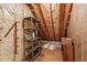 Picture of the attic with ample storage and shelving at 115 Perth Pl, Durham, NC 27712